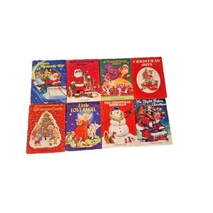 Vintage Rand McNally Junior Elf Christmas Books - Lot of 8 Books!